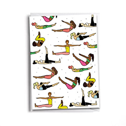 Pilates Birthday Card, Pilates Gift, Gym Pilates Yoga Fitness | Pilates Inspiration - style: Pilates1