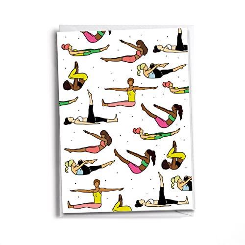 Pilates Birthday Card, Pilates Gift, Gym Pilates Yoga Fitness | Pilates Inspiration - style: Pilates1