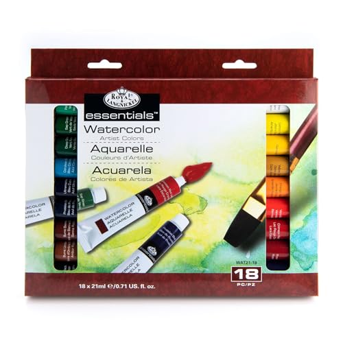 Royal & Langnickel Watercolor Artist Tube Paint, 21ml, 18-Pack - size: 18 Pack