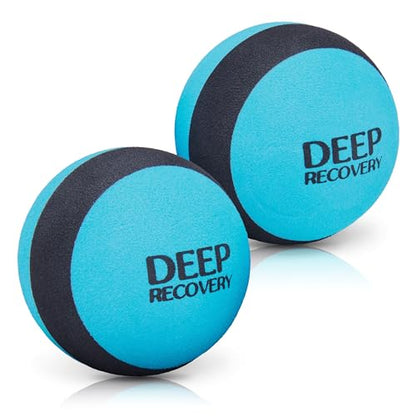 Deep Recovery Yoga Deep Tissue Massage Ball Set, Regular Density– 2.9-Inch Myofascial Release Balls for Feet, Back, Neck, Legs & Arms – Trigger Point & Mobility Therapy (2-Pack) - style: Regular
