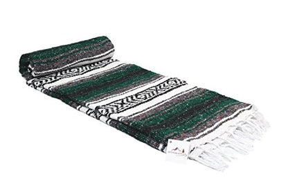 Mexican Beach Artisan Made Blanket Throw 4.6ft X 6.6ft Throw Yoga Roll Sanyork (Tm)000011
