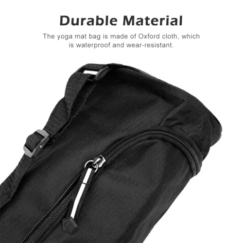 Yoga Mat Bag, Full Zip Exercise Yoga Mat Carrier Bag with Adjustable Strap, Yoga' Mat' Carry Bags Pilates Bags for Women & Men