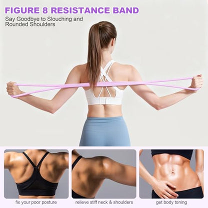 Pilates Kit, Pilates Essentials Kit for Women, 15” Pilates Ring and Ball Set