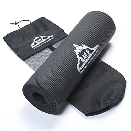Black Mountain Products Exercise Yoga Mat Carrying Bag with Adjustable Strap - Bag Only