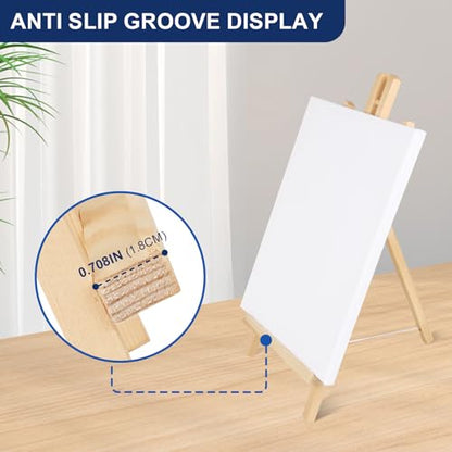 ESRICH 2PCS 17 Inch Tabletop Easels, Easel Stand for Painting | Tripod, Painting Party Easel, Kids Student Desktop Easel for Painting, Paint Easel for Canvas Paint - style: 2