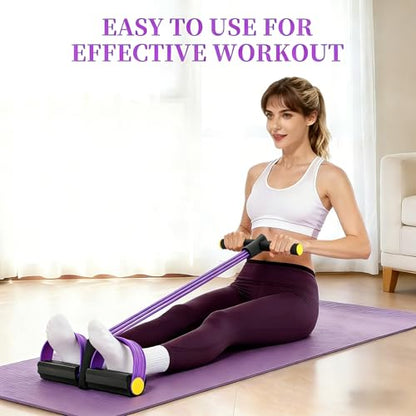 Pedal Resistance Bands with Handles for Women,Multifunction Fitness Bands
