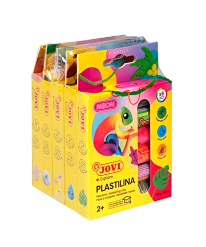 Jovi - 30 Non-Hardening Modeling Clay Bars in 30 Colors, 0.53 oz Each | Plant Based, Non-Toxic, Gluten-Free, for Kids Ages 3+ Reusable Great for Crafts and Games
