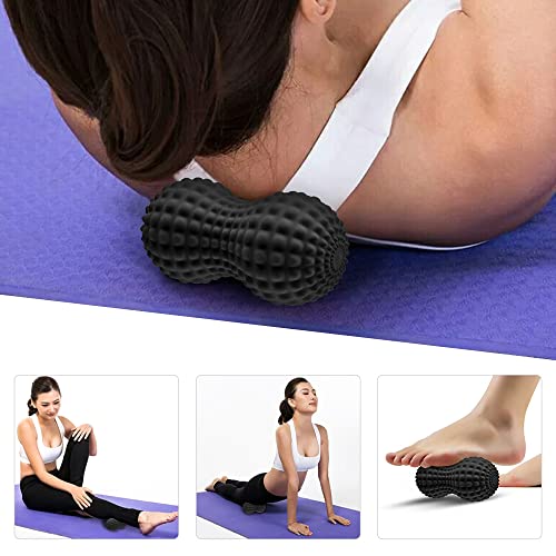 Kipika Back Roller Wheel,Back Stretcher,Back Cracker,Yoga Wheel, Foam Roller for Back Pain Relief and Posture Correction with Massage Ball | Back Stretcher, Back Cracker, Yoga Wheel, Foam Roller for Back Pain Relief and Posture Correction, With Massage Ba