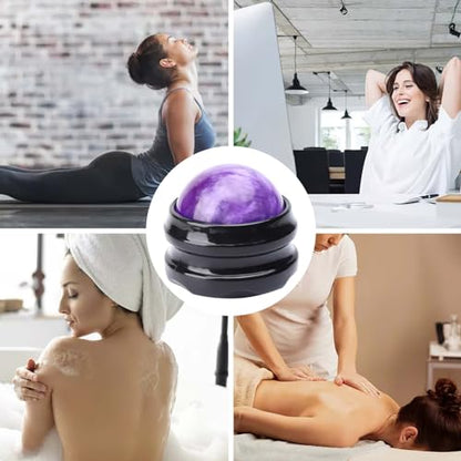 WOVTE Massage Ball, Lacrosse Balls, Self Massage Tool for Sore Muscles, Shoulders, Neck, Back, Foot, Body, Deep Tissue, Trigger Point, Muscle Knots, Yoga and Myofascial Release (Purple) - color: Purple