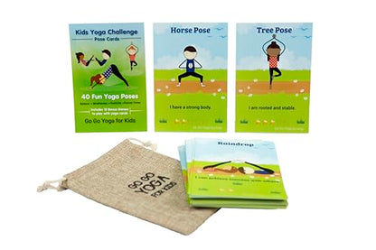 Kids Yoga Cards Challenge and Poses