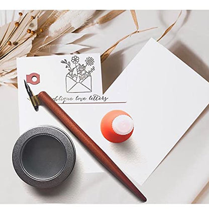Dinky Dip Ink Well 3-Pack Inkwell for Dip Pen for Drawing Calligraphy Ink Holder