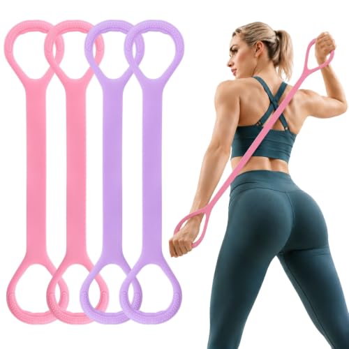 Figure 8 Resistance Bands TPE 4Pcs Arm Back Shoulder for Women