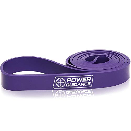 POWER GUIDANCE Pull Up Assist Bands - Stretch Resistance Band - Mobility Band - Powerlifting Bands - by Perfect for Body Stretching, Powerlifting, Resistance Training - color: purple