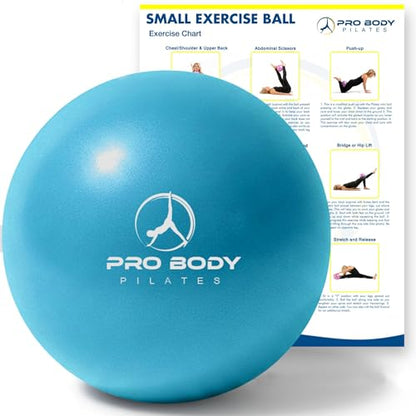 ProBody Pilates Ball Small — 9 Inch Small Yoga Ball - color: Sky