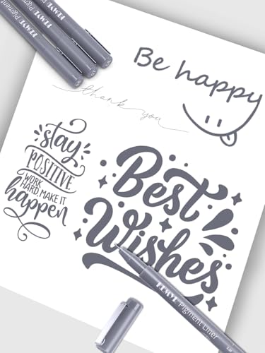 KEMYR 10 Sizes Gray Fineliner Micro Drawing Pens, Waterproof Pigment Ink | Archival Ink,AP Certified,With Case,0.05-1.0mm, for Illustration,Journaling,Sketching,Manga,Drawing,Artists And Beginners - color: Grey Micro Pens 10 SIZES,0.05-1.0mm, style: 10 SI