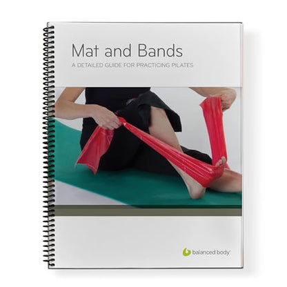 Balanced Body Mat and Bands Guide, Pilates Mat and Bands Guide for Workout Equipment, Exercise Manual for Home Gym or Studio Use - size: Mat and Bands