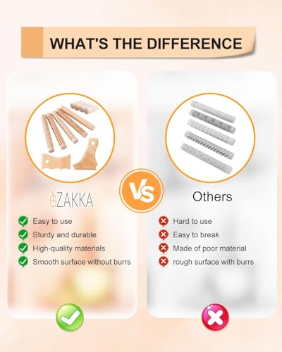 6" Wooden Clay Texture Roller Set with Stamp Rollers & Rib Tools, 11PCS | Crafted From Premium Beech Wood For Polymer Clay, Pottery, Ceramic Crafts With Deep Geometric & Floral Patterns - size: 5+4+2