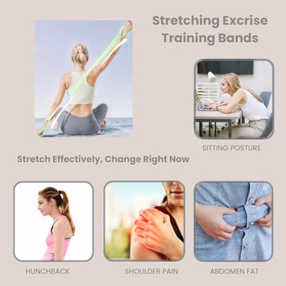 Figure 8 Resistance Band with Non-Slip Handles - color: 25LB Green