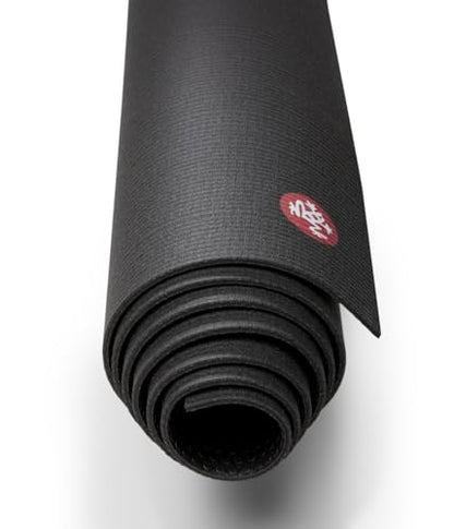 Manduka PROlite Yoga Mat 4.7mm | Lifetime Durability | Hygienic Construction | Teacher Approved - color: Black, size: 68" x 24"
