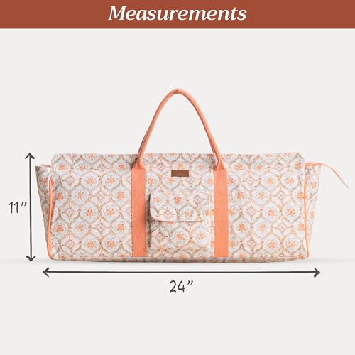 Maison d' Hermine Yoga Mat Duffle Bag Gym Tote Yoga Mat Carry Bag - color: Fair Isle, style: Yoga Mat Tote