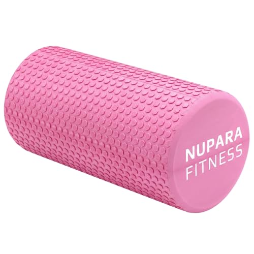 Workout Foam Roller | Back Roller for Exercise | Fitness Roller Foam, Muscle Relief, Roller Exerciser Foam, Recovery for Sports, Roll for Exercise, Foam Roller for Pilates - color: Pink, size: 12 Inch - Medium