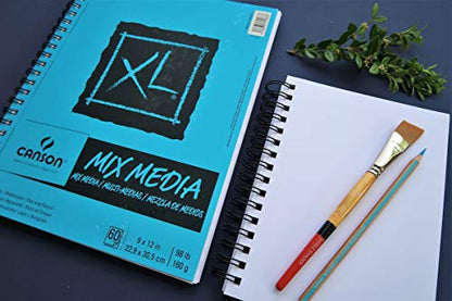 Canson XL Mix Media Pad 9X12 - size: 9x12, style: Mixed Media