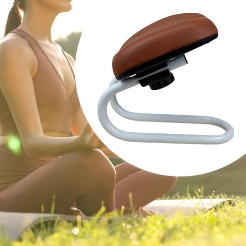 Menolana Kneeling Meditation Stool, Prayer Bench Adjustable Height, Portable Meditation Bench, for Studio Yoga Praying Prayer, Brown - color: Brown D