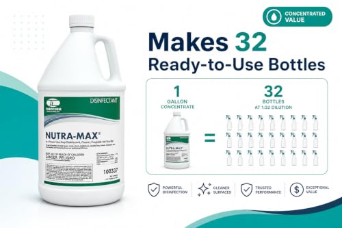 Nutra-Max Hospital Grade Disinfectant Cleaner, 1 Gallon