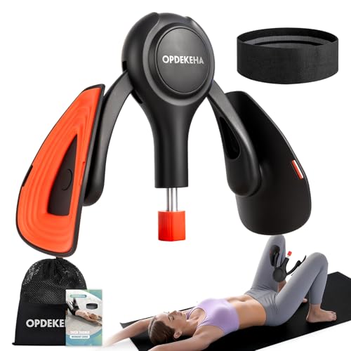 Thigh Trainer for Women, 15-70lb Adjustable Resistance Resistance Band | Inner Thigh Exerciser for Yoga & Weight Loss at Home Gym, Kegel Exercise Equipment for Pelvic Floor Muscle Repair