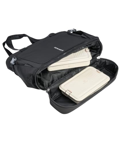 STANLEY Vitalize Tote| Gym, Work & Travel Bag with Laptop Sleeve | Expandable Bottom Compartment | Tumbler & Water Bottle Pockets | Durable Recycled Fabric | Black - color: Black, size: Tote
