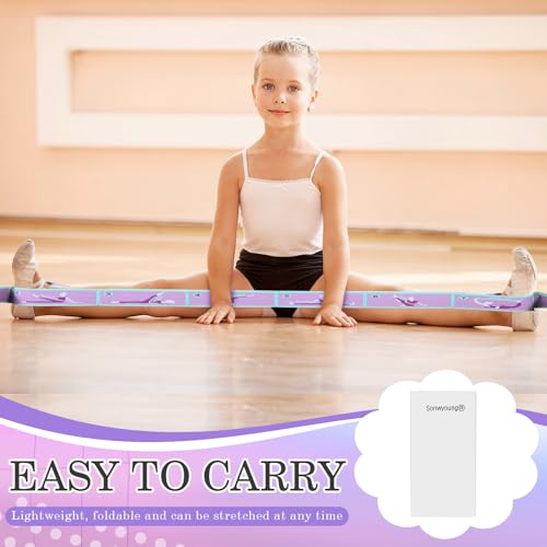 Stretch Strap for Kids Elastic Gymnastic Stretching Ballet Dance Band with 8 Loops Adjustable Exercise Training Resistance Strap for Children Stuff Pilates Latin Yoga Equipment - color: Purple