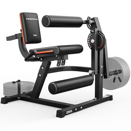 FEIERDUN 4-in-1 Adjustable Leg Extension Curl Machine - 700lbs Capacity Leg Extension Machine for Lower Body Workouts - Adjustable Leg Curl Machine