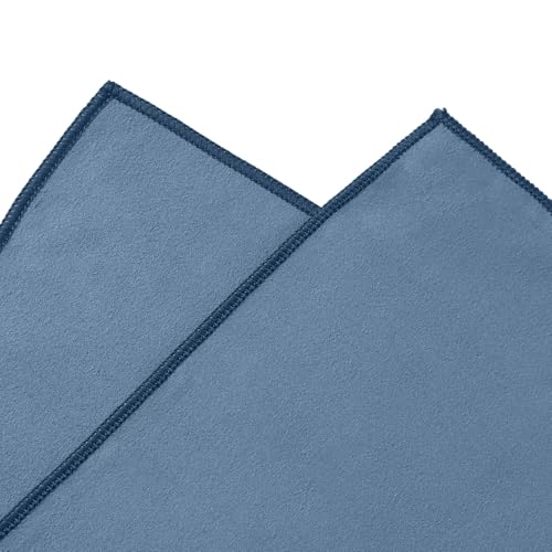 Breling 3 Pack 26"x73" Hot Yoga Mat Towel Pack Non-Slip Yoga Mat Gym Sweat Absorbent Microfiber Towel for Pilates Workout Women Men - color: Purple,gray,blue