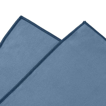Breling 3 Pack 26"x73" Hot Yoga Mat Towel Pack Non-Slip Yoga Mat Gym Sweat Absorbent Microfiber Towel for Pilates Workout Women Men - color: Purple,gray,blue