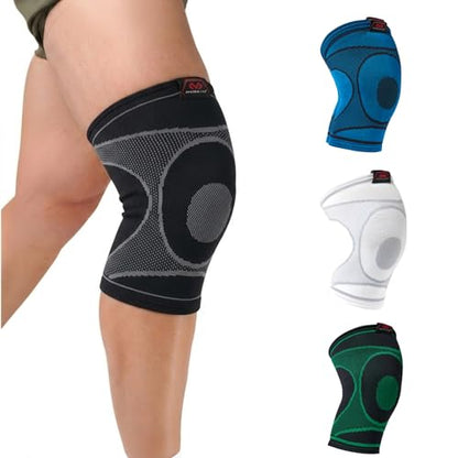 McDavid MD5113-01-35 Knee Sleeve / 4-Way Elastic Black Adult-S - color: Black, size: Small