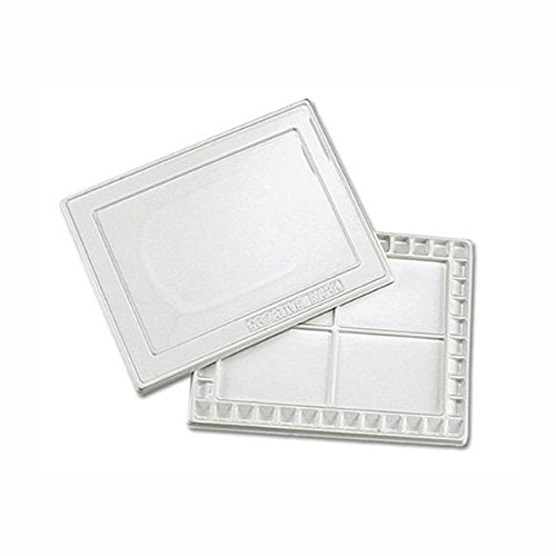 Creative Mark Watercolor Palette with Cover – 42 Wells and 4 Mixing Areas, 12" x 16" Lightweight Plastic Palette for Watercolor, Acrylic, or Gouache Paints