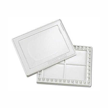 Creative Mark Watercolor Palette with Cover – 42 Wells and 4 Mixing Areas, 12" x 16" Lightweight Plastic Palette for Watercolor, Acrylic, or Gouache Paints