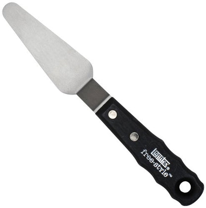 Liquitex Professional Freestyle Large Painting Knife, No. 10 | Rustproof Stainless Steel Knife Blade, Non-Slip Ergonomic Handle for Grip, Riveted Handle for Durability - size: Large, style: No. 10