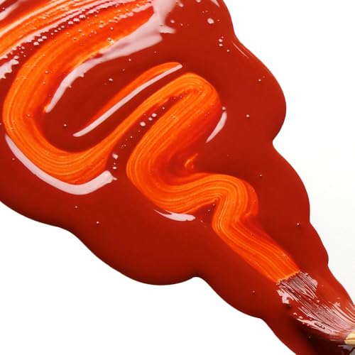 GOLDEN High Flow Acrylics, Burnt Sienna, 1 fl. oz. Bottle | Artist grade paint blending the strength of acrylic and versatility of ink for spraying, drawing, staining and mixed media. - color: Burnt Sienna
