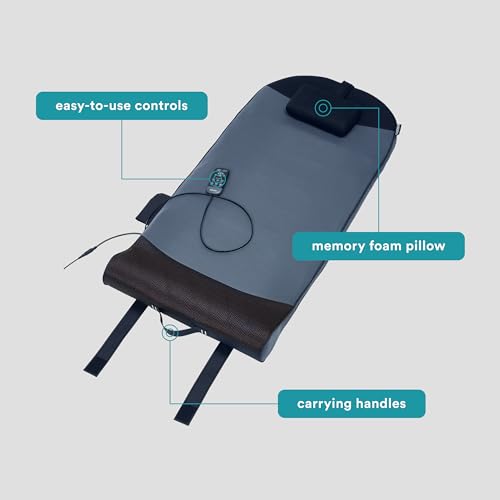 Homedics Fitness Stretching Mat with Air Compression, 3 Intensity - style: Heated