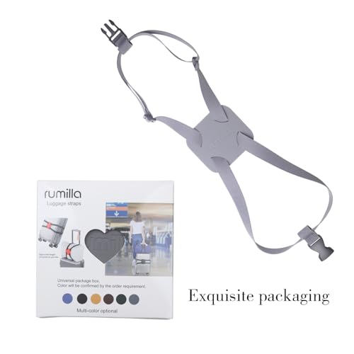 Luggage Straps Bag Bungees for Add a Bag Easy to Travel Suitcase Elastic Strap Belt (Grey Luggage strap-1PCS) - color: Grey luggage strap
