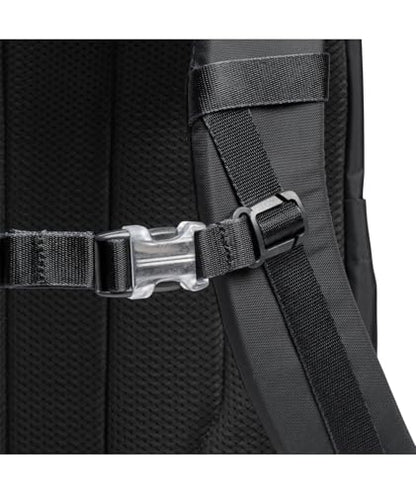 STANLEY Vitalize Backpack | Gym, Work & Travel Bag with Laptop Sleeve | Expandable Bottom Compartment | Tumbler & Water Bottle Pockets | Durable Recycled Fabric | Black - color: Black, size: Backpack