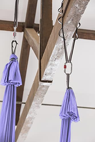 Pinc Active Silk Aerial Yoga Swing & Hammock Kit for Improved Yoga Inversions, Flexibility & Core Strength
