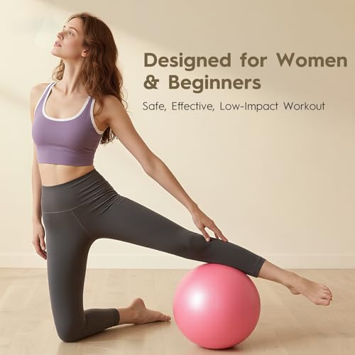 9-Piece At Home Pilates Kit for Beginners & Women | Complete Pilates Equipment Set with Ring, Yoga Ball, Resistance Bands & Pilates Bar