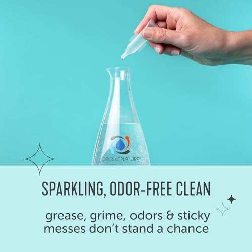 Force of Nature Cleaner & Deodorizer Appliance Value Bundle - 25 Refills - style: Starter Kit & 25 Capsules (3mL)