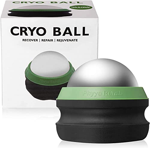 Phyya Rehab - Massage Ice Roller Ball - Roller for Muscles Deep Tissue - Cold Therapy - Plantar Fasciitis Roller - size: 1 Count (Pack of 1)