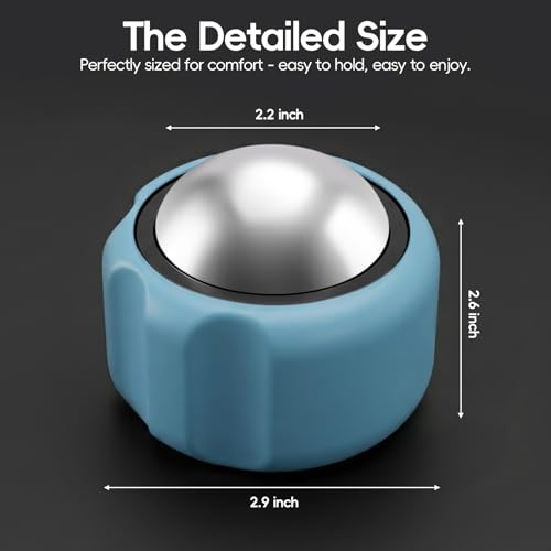 Cold Massage Roller Ball Ice Roller for Muscle Recovery-Blue | medical-grade stainless steel,Cooling Cold Therapy Roller,Deep Tissue, Pain Relief,Supports Cold, Heat, or Essential Oil Use - color: Blue