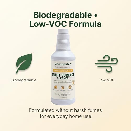 Multi-Surface Cleaner Concentrate — Non-Toxic, Plant-Based All-Purpose Cleaner & Degreaser — 16 oz Makes 8 Gallons for Kitchen, Bathroom, Floors, Tile & Appliances