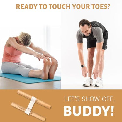 Innovative Muscle Stretching Device, Adjustable Length Hamstring Stretcher Redefines Flexibility, Pain Relief and Wellbeing for Your Entire Body Easily Perform Yoga and Stretching at Home!