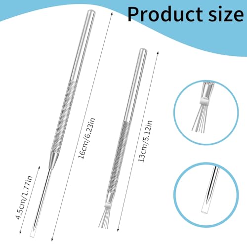 BILLIOTEAM 10 Pcs Clay Needle and Pottery Feather Wire Texture Tools for Ceramics Claywork, Ideal for Sculpture Detail Texturing and Modeling